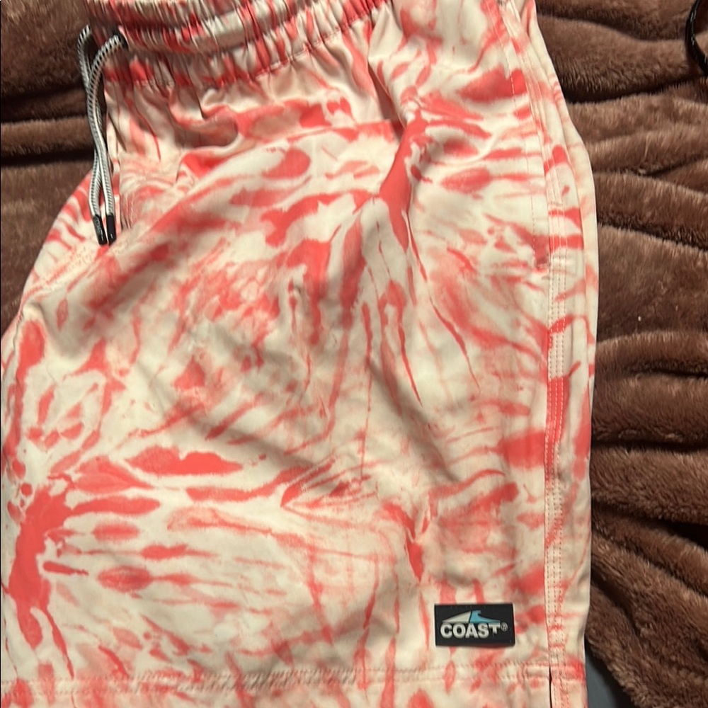 Coast Coral Tie-Dye Shorts